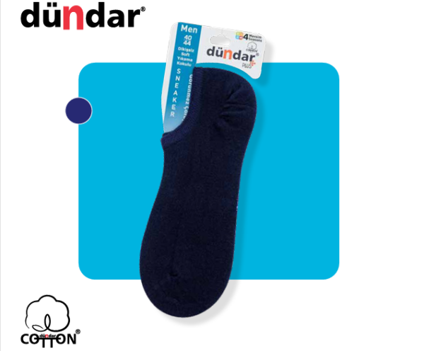 DÜNDAR 5558 ERKEK PLUS SNEAKER BABET ÇORAP