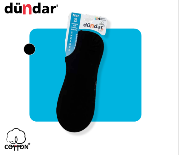 DÜNDAR 5558 ERKEK PLUS SNEAKER BABET ÇORAP