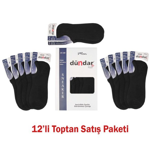 DÜNDAR 5558 ERKEK PLUS SNEAKER BABET ÇORAP