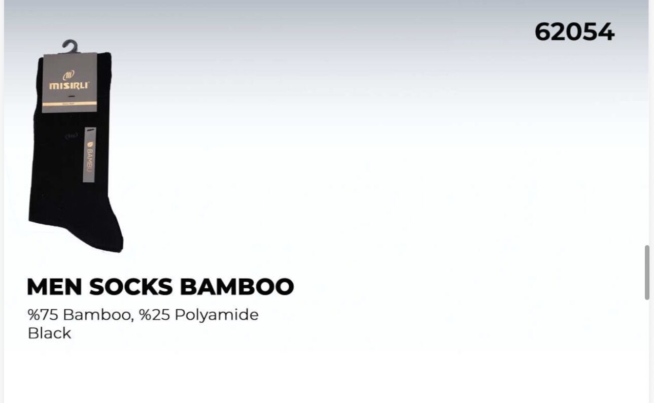 MISIRLI 62054 ERKEK BAMBU SOKET ÇORABI