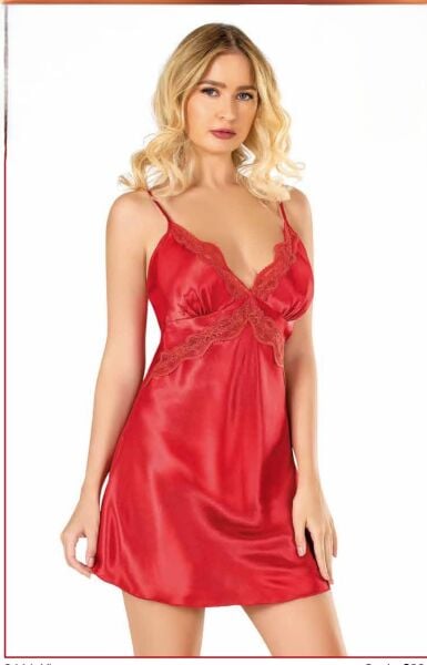 PRİMODA 8103 SATEN KISA GECELİK
