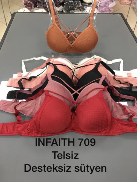 INFAITH 709 BALENSİZ TELSİZ İPLİ SÜTYEN