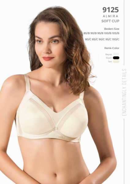 LE JARDİN 9125-C CUP TELSİZ SOFT KAP SÜTYEN