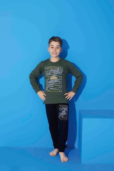PİJAMAX 7206 ERKEK GARSON 6-11 YAŞ PİJAMA TAKIM