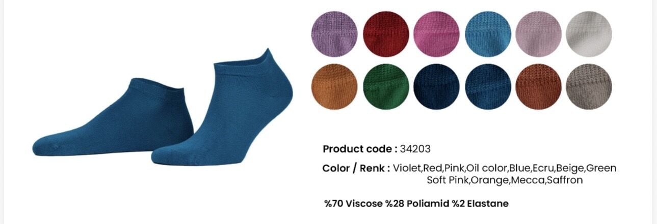AYTUĞ 34203 BAYAN BAMBU PATİK DESEN 1