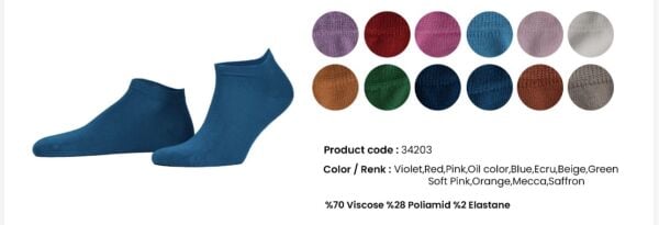AYTUĞ 34203 BAYAN BAMBU PATİK DESEN 1