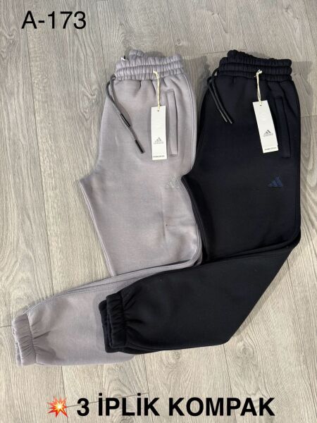 ATR A-173 ERKEK 3İP P.LASTİKLİ EŞOFMAN ALT