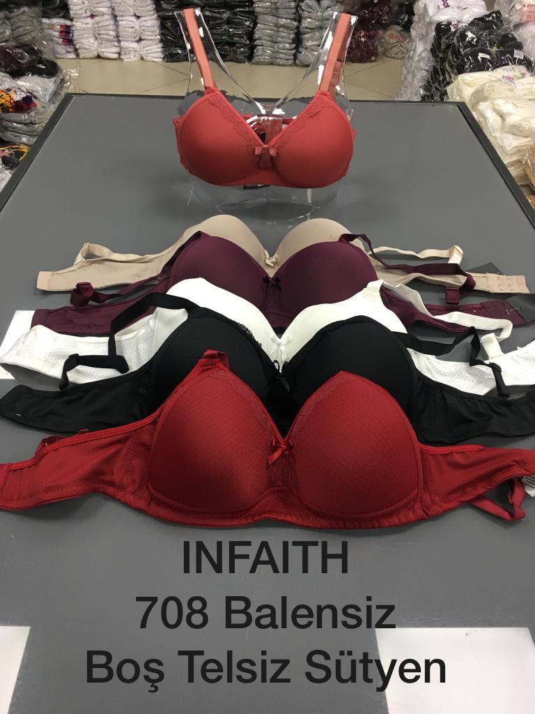 INFAITH 708 BALENSİZ BOŞ TELSİZ SÜTYEN