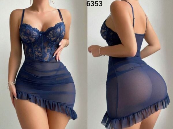 BELENG 6353 FANTAZİ FIRFIRLI GECELİK