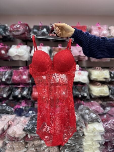 ARONA A-370 DESTEKLİ DANTELLİ BODYSUIT