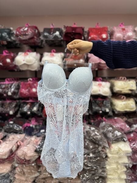 ARONA A-370 DESTEKLİ DANTELLİ BODYSUIT