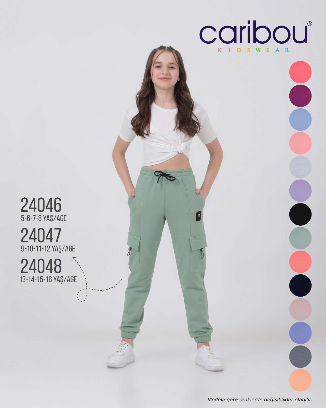 CARİBOU 24048 KIZ 13-16 KARGO CEPLİ ALT