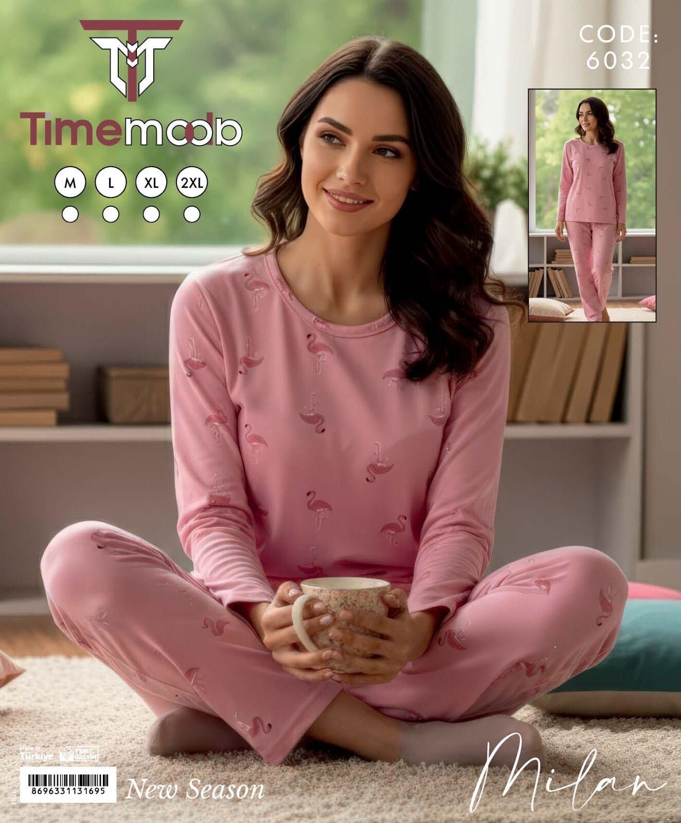 TİME MODA 6032 MİLAN PİJAMA TAKIM