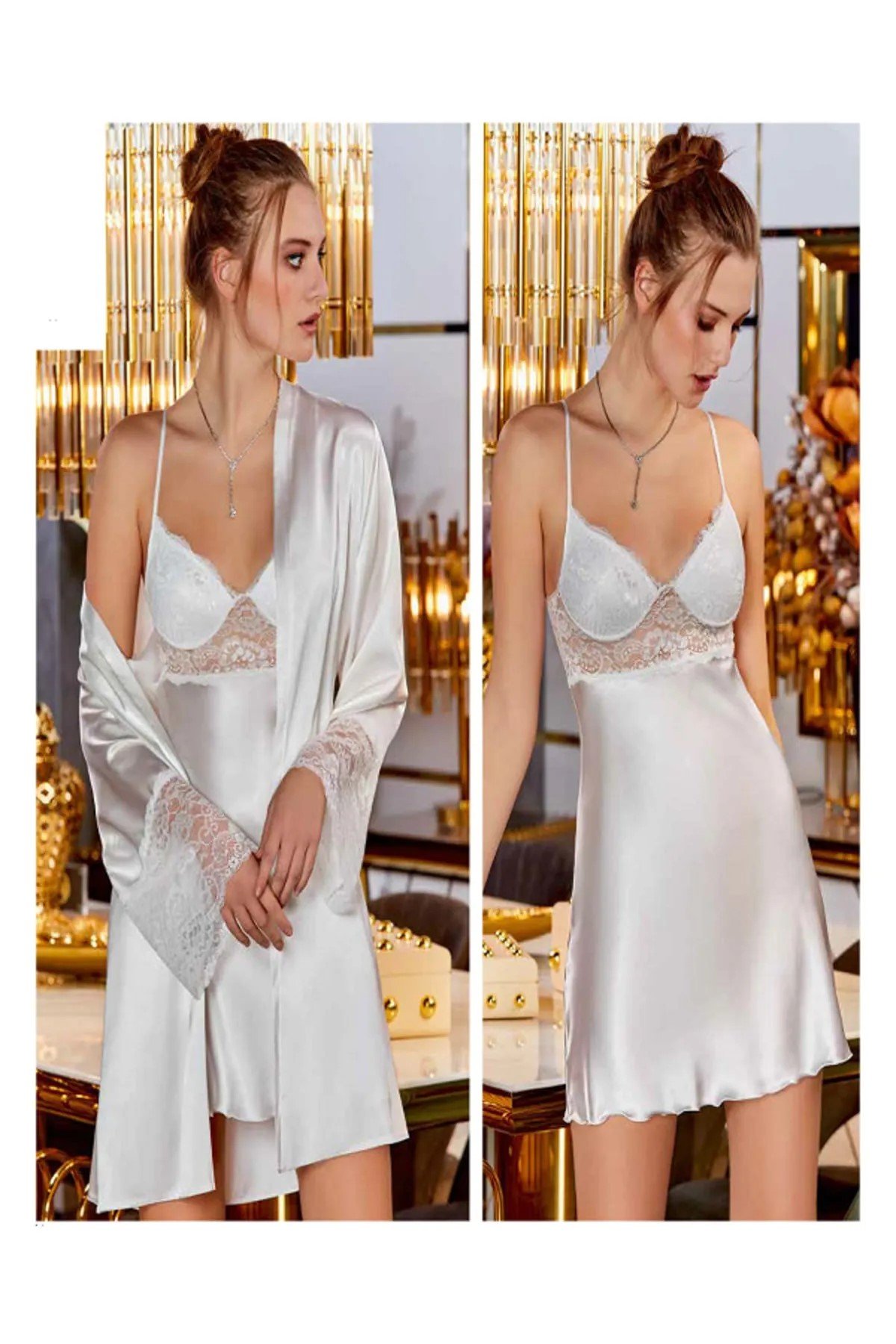 JEREMİ S300 SATEN BRODELİ 6 LI SET