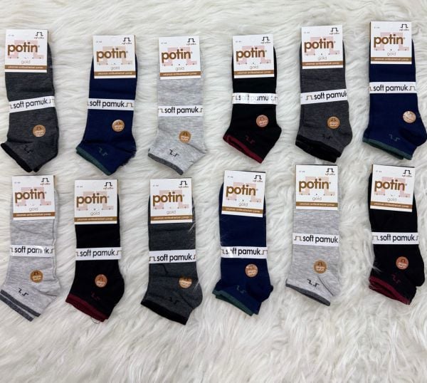 POTİN ERKEK GOLD SOFT YIKAMALI DİKİŞSİZ PATİK