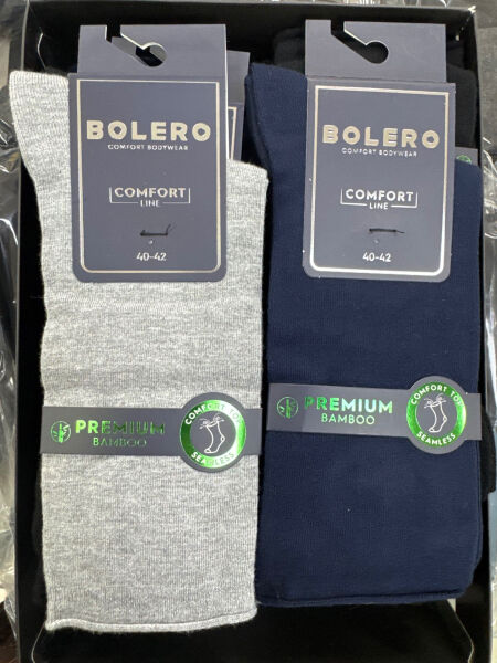 BOLERO E22 ROLL TOP DİYABETİK LASTİKSİZ ÇORAP