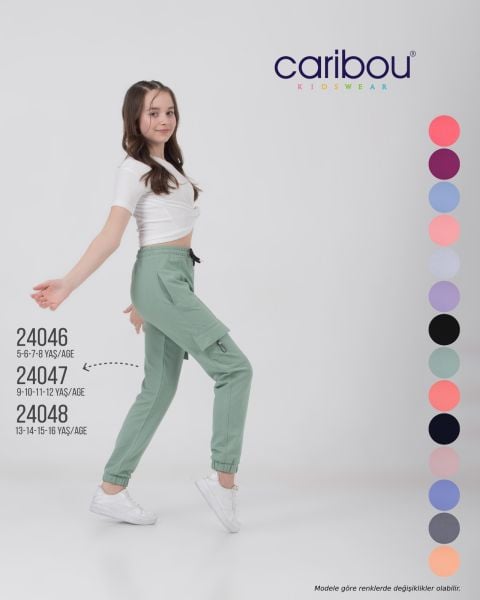 CARİBOU 24046 KIZ 5-8 YAŞ KARGO CEPLİ ALT
