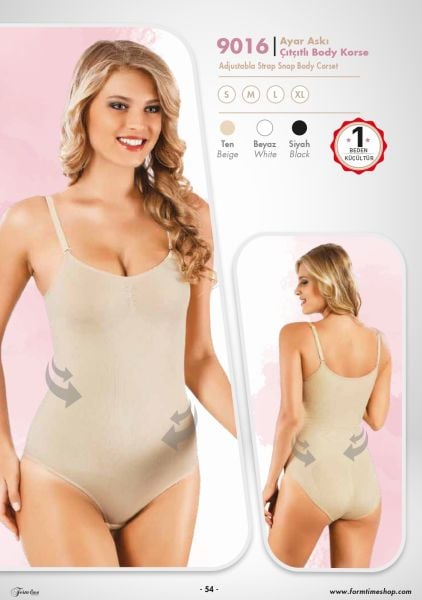 FORM TİME 9016 ÇITÇITLI BODY KORSE