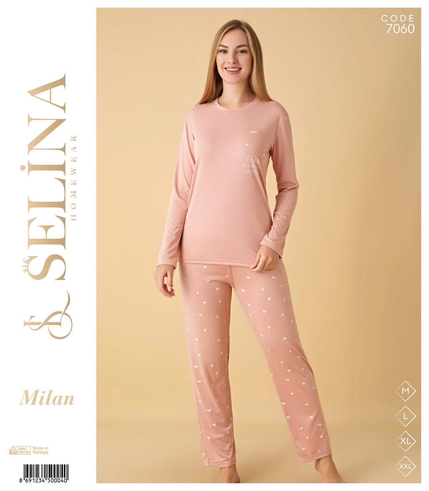 SELİNA 7060 MİLAN PİJAMA TAKIM