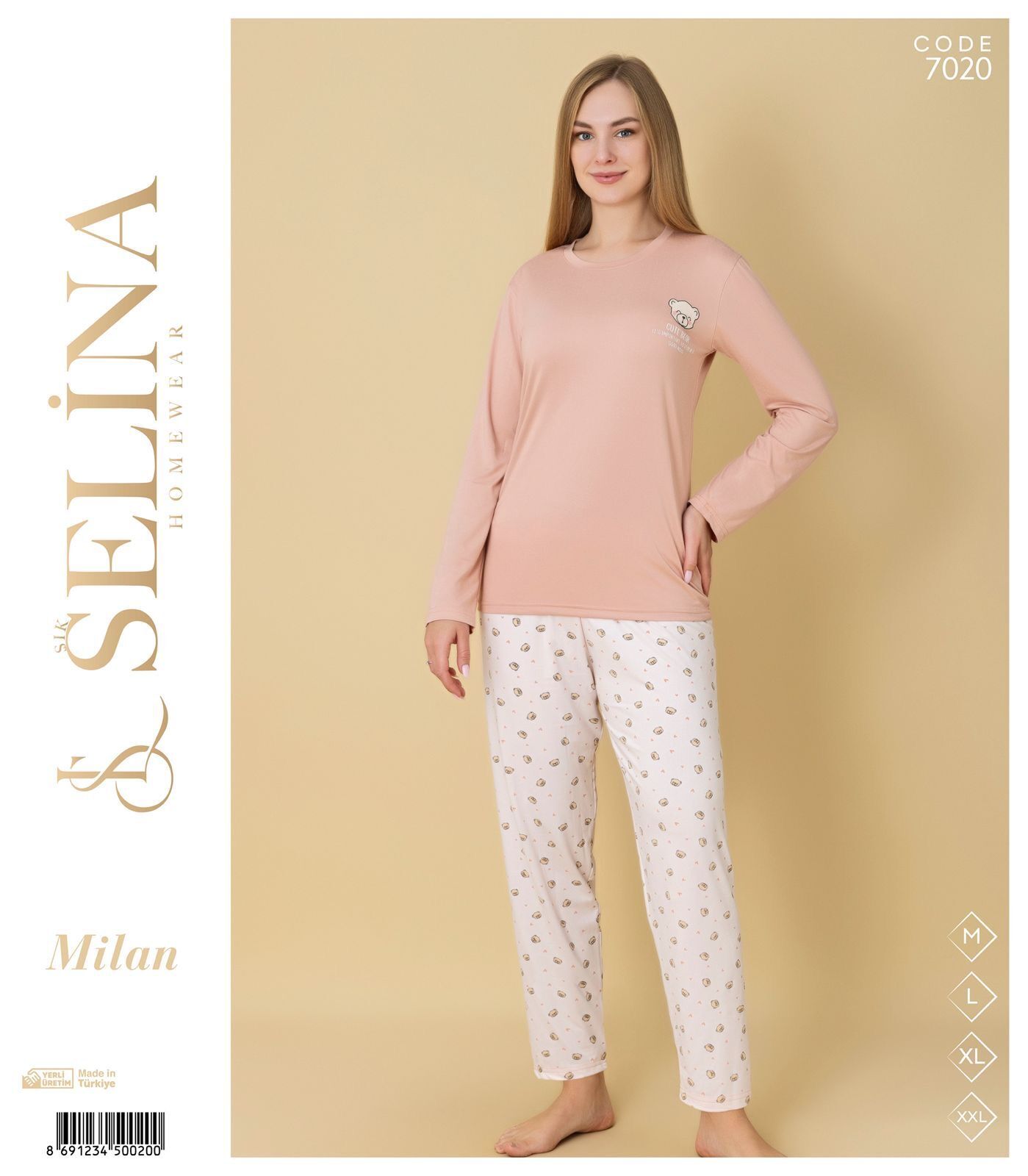 SELİNA 7020 MİLAN PİJAMA TAKIM