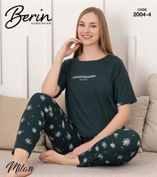 BERİN 2004-4 MİLAN KISA KOL PİJAMA TAKIM