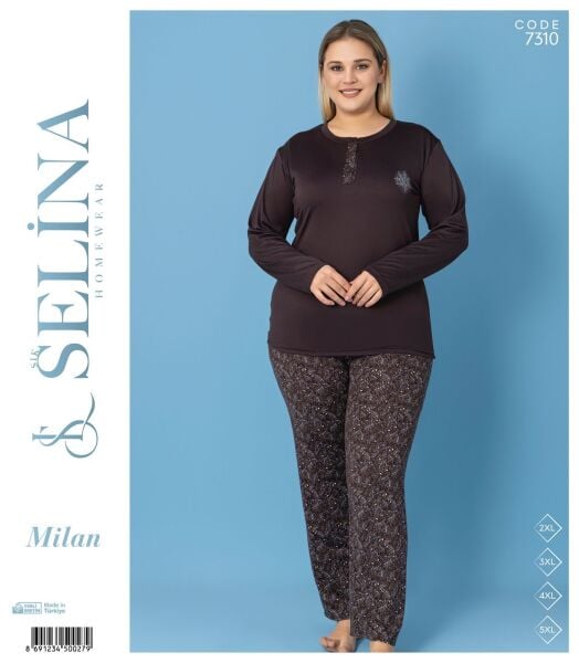 SELİNA 7310 MİLAN BATTAL PİJAMA TAKIM