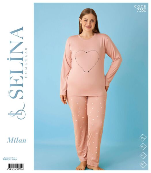 SELİNA 7330 MİLAN BATTAL PİJAMA TAKIM