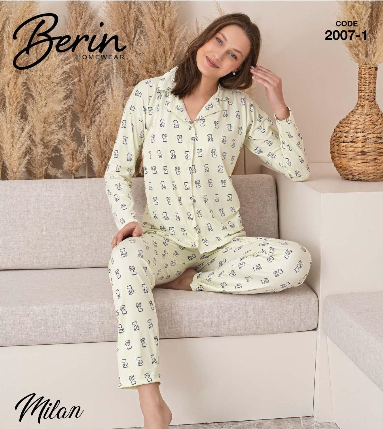 BERİN 2007-1 MİLAN PİJAMA TAKIM