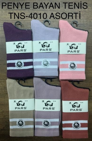 PARS 4010 BAYAN PENYE TENİS ÇORAP
