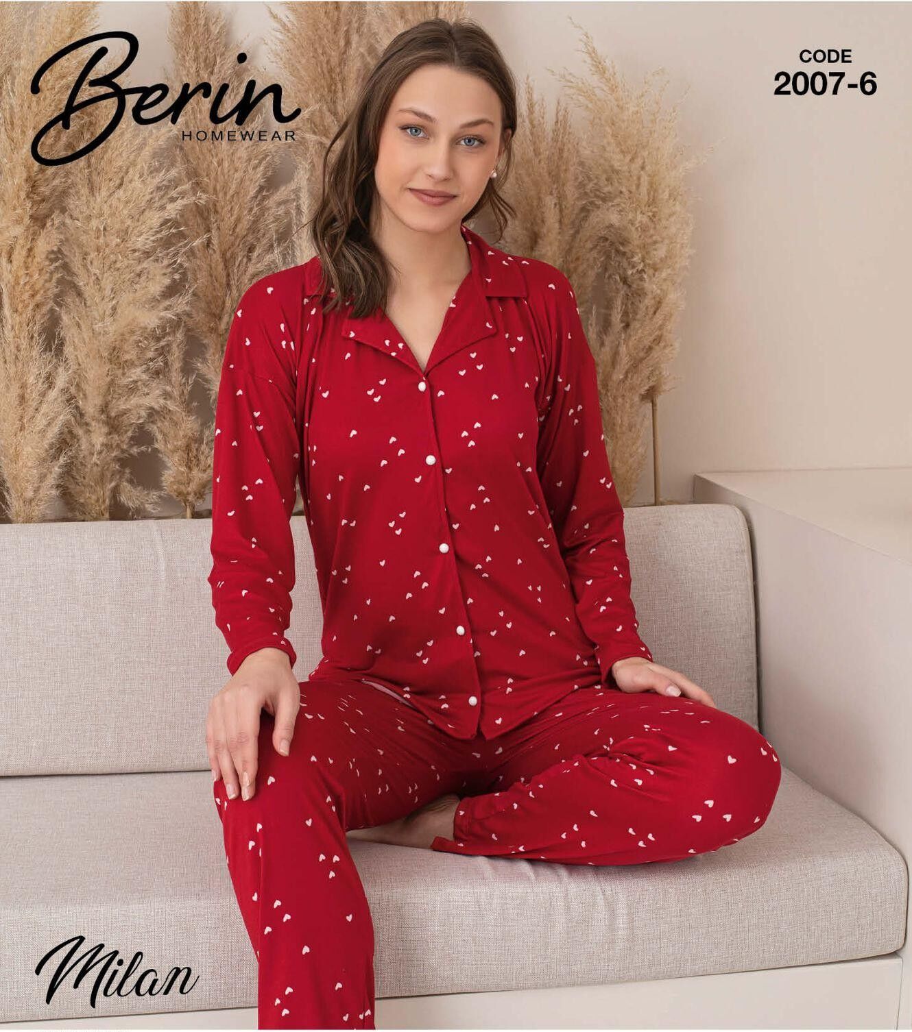 BERİN 2007-6 MİLAN PİJAMA TAKIM