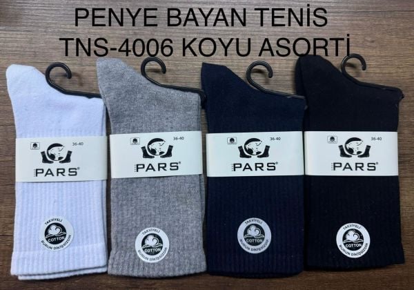 PARS 4006 BAYAN PENYE TENİS ÇORAP
