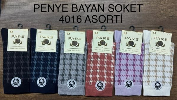 PARS 4016 BAYAN LİKRALI COTTON ÇORAP