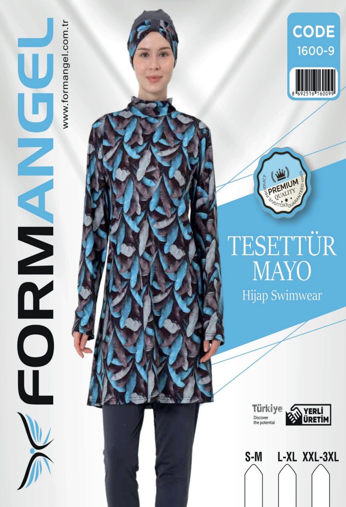 FORM ANGEL 1600-9 U.KOL F.LİKRA TESETTÜR MAYO