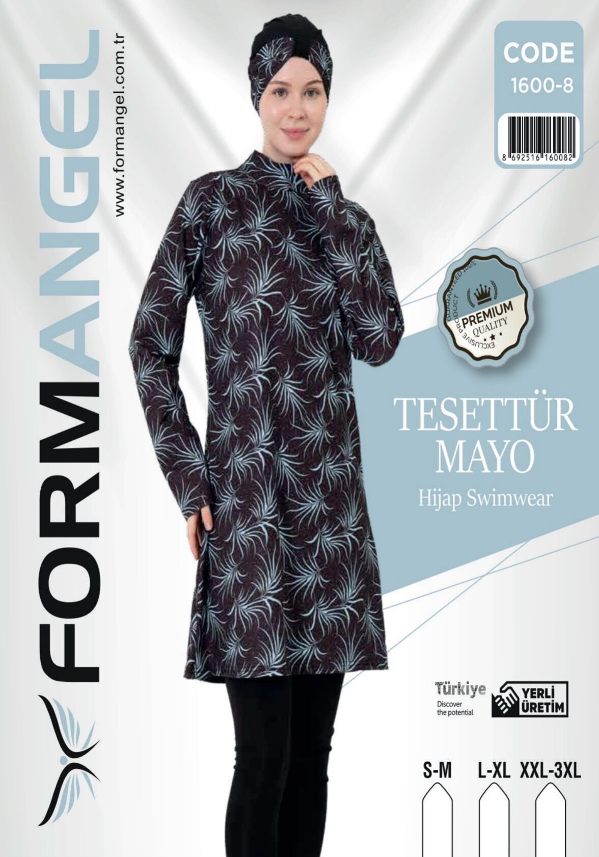 FORM ANGEL 1600-8 U.KOL F.LİKRA TESETTÜR MAYO