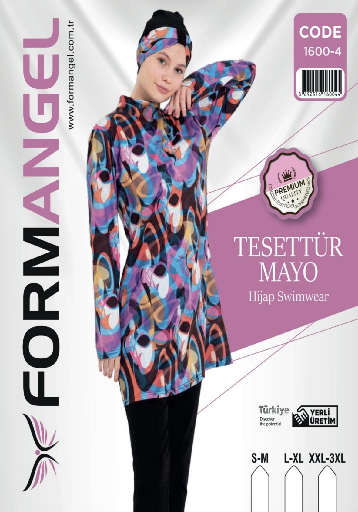 FORM ANGEL 1600-4 U.KOL F.LİKRA TESETTÜR MAYO