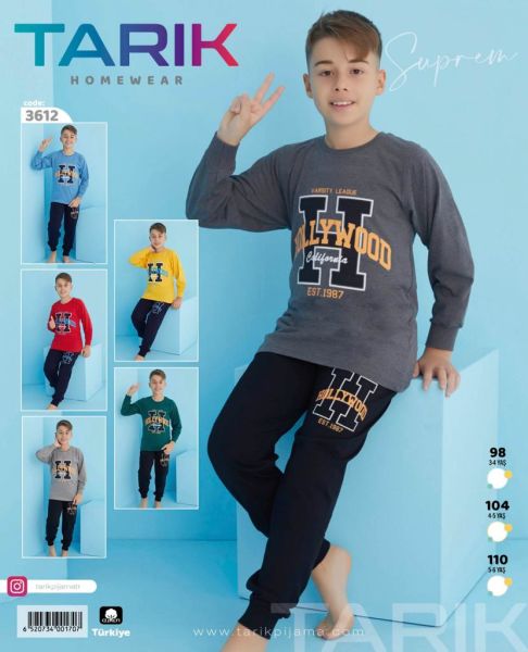 TARIK 3612  ERKEK ÇOCUK 3-5 YAŞ PİJAMA TAKIM