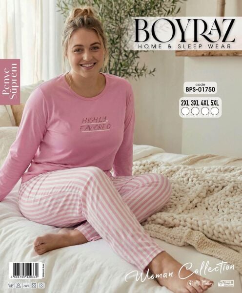 BOYRAZ 01750 SÜPREM PENYE BATTAL PİJAMA TAKIM