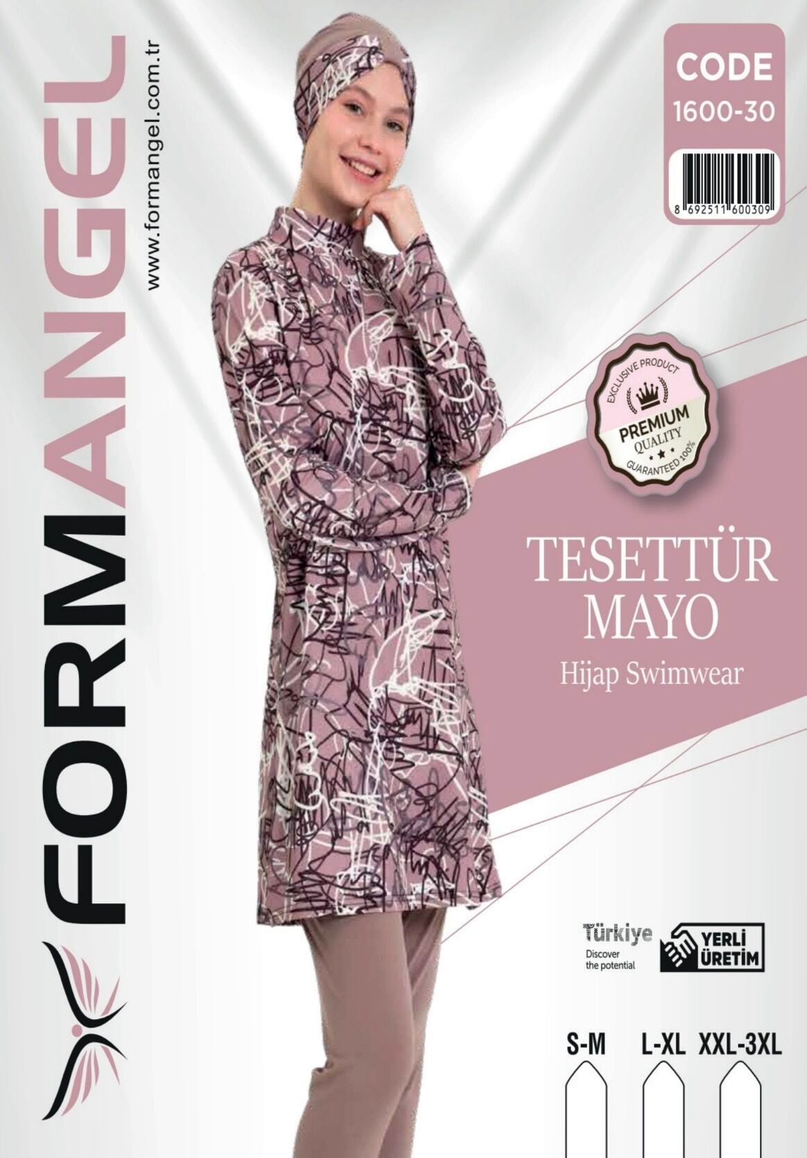 FORM ANGEL 1600-30 U.KOL F.LİKRA TESETTÜR MAYO