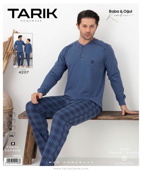 TARIK 4207 ERKEK PENYE PİJAMA TAKIMI
