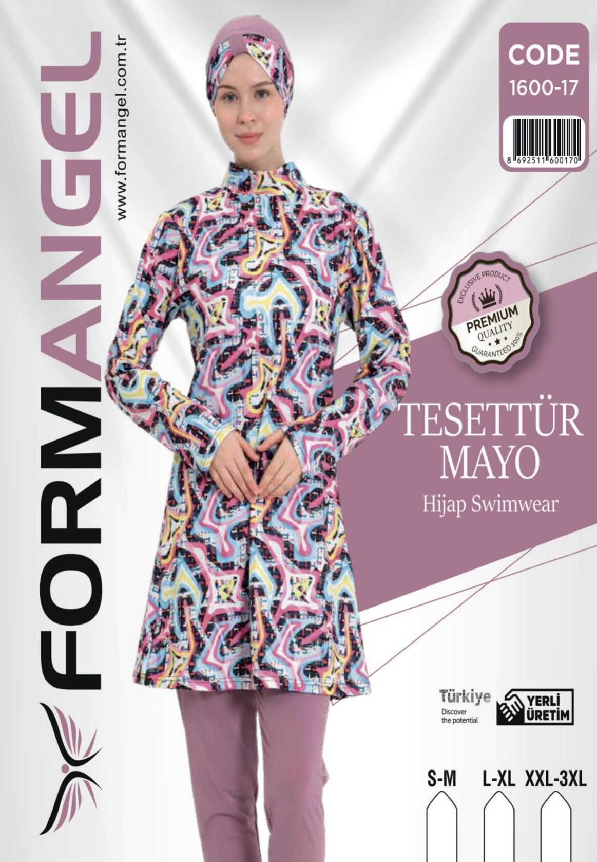 FORM ANGEL 1600-17 U.KOL F.LİKRA TESETTÜR MAYO