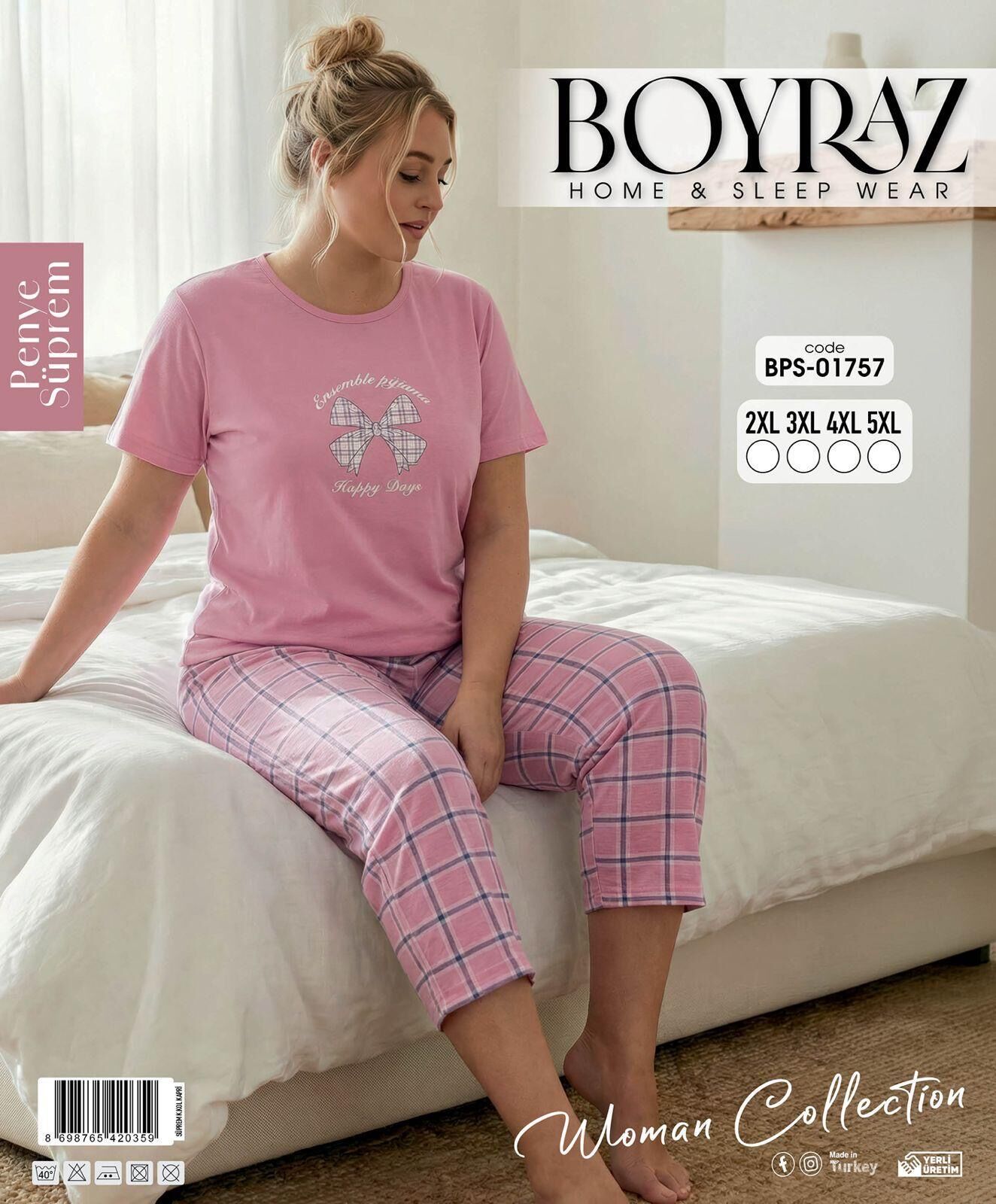 BOYRAZ 01757 SÜPREM PENYE BATTAL BERMUDA TAKIM