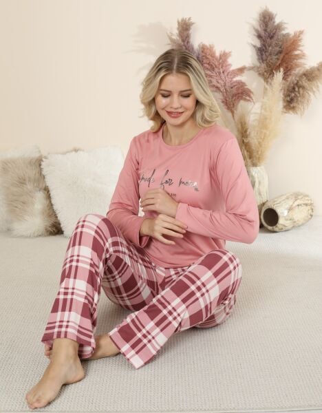 BOYRAZ 08049 BAYAN SENDY SOFT  PİJAMA TAKIMI