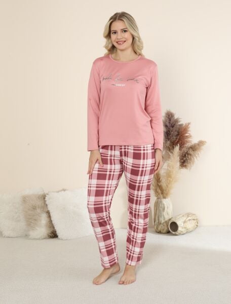 BOYRAZ 08049 BAYAN SENDY SOFT  PİJAMA TAKIMI