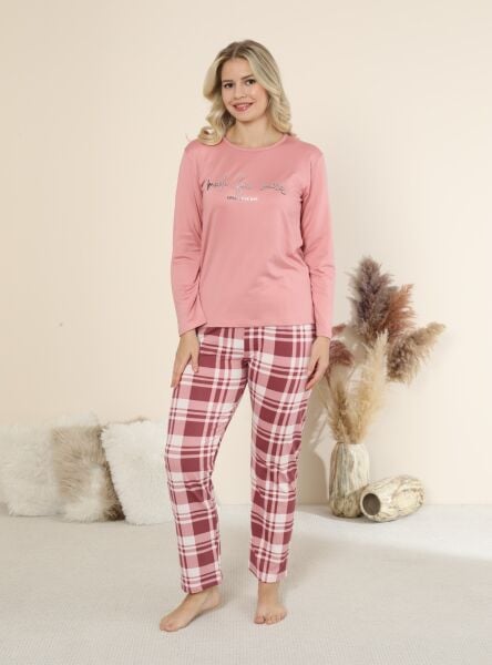 BOYRAZ 08049 BAYAN SENDY SOFT  PİJAMA TAKIMI