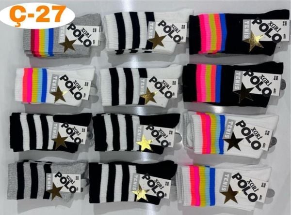 XGRİ Ç-27 TENİS ÇOCUK ÇORAP