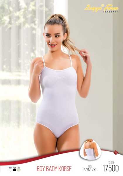 LAYZA FORM 17500 BAYAN İP ASKI ÇITÇITLI BODY KORSE