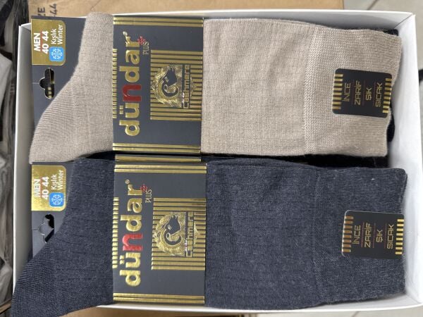 DÜNDAR 4223 ERKEK PLUS CASHMERE ÇORAP