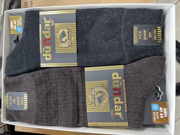 DÜNDAR 4223 ERKEK PLUS CASHMERE ÇORAP