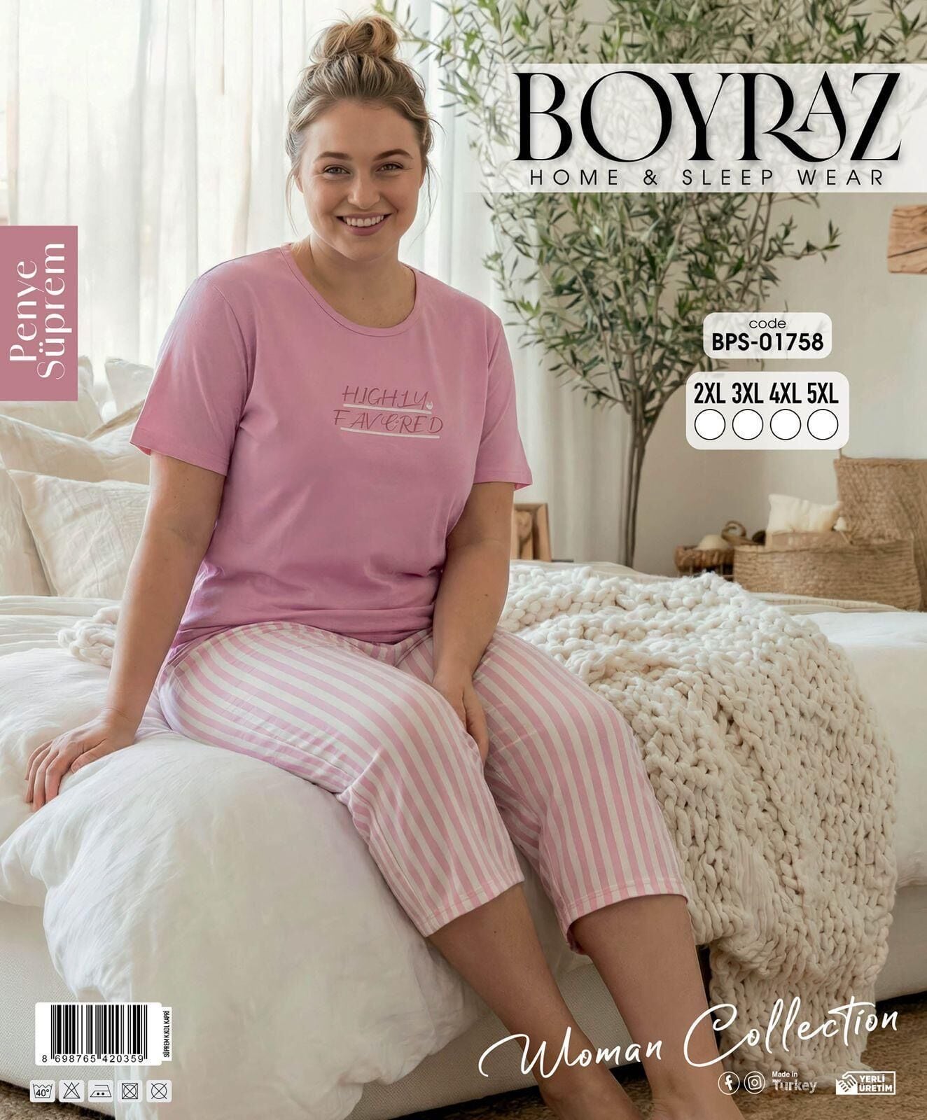 BOYRAZ 01758 SÜPREM PENYE BATTAL BERMUDA TAKIM