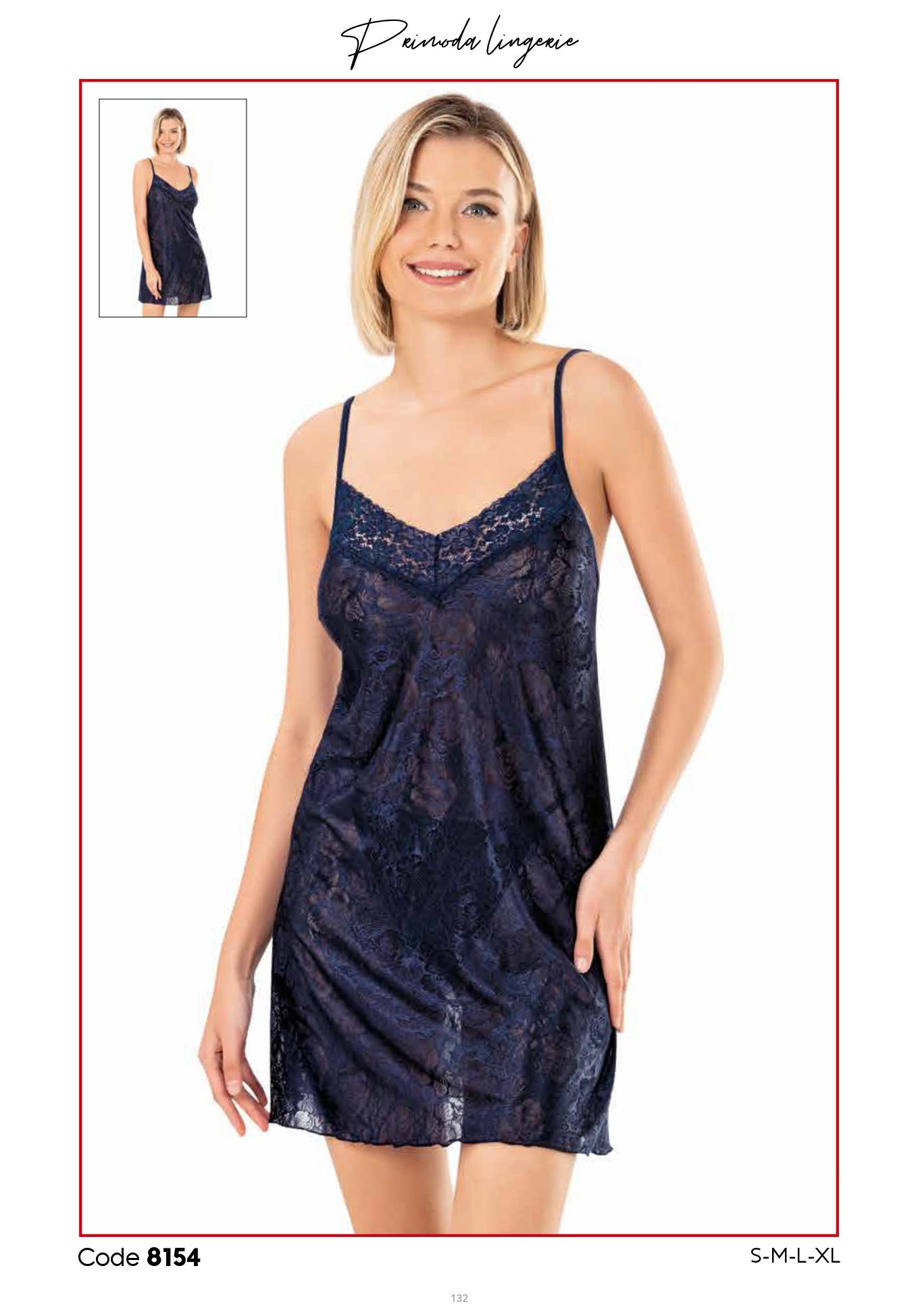 PRİMODA 8154 SATEN KISA GECELİK